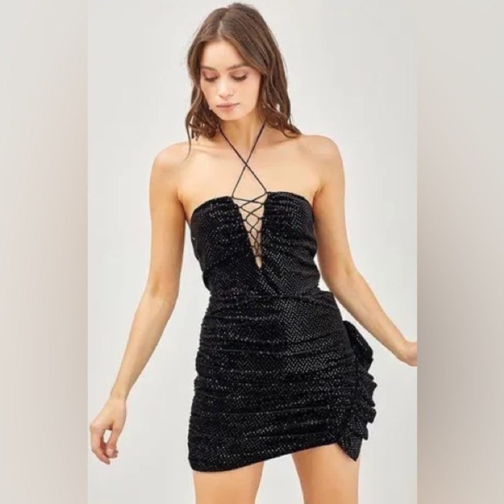 SEQUIN BODYSUIT AND SEQUIN SKIRT